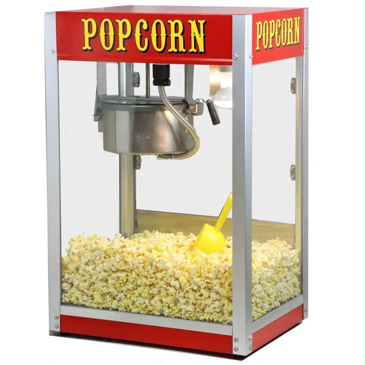 Red popcorn cart